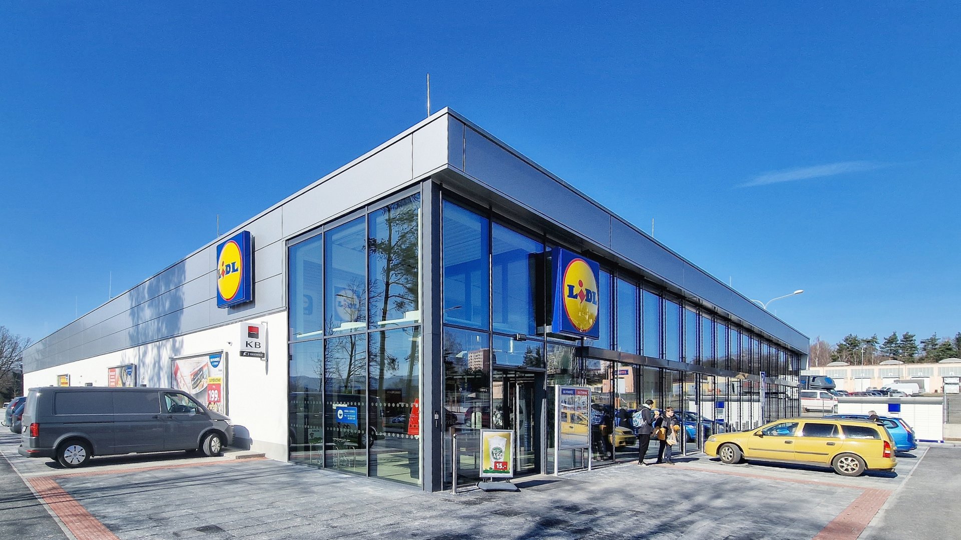 LIDL Česká Lípa, Děčínská ulice - výstavba prodejny