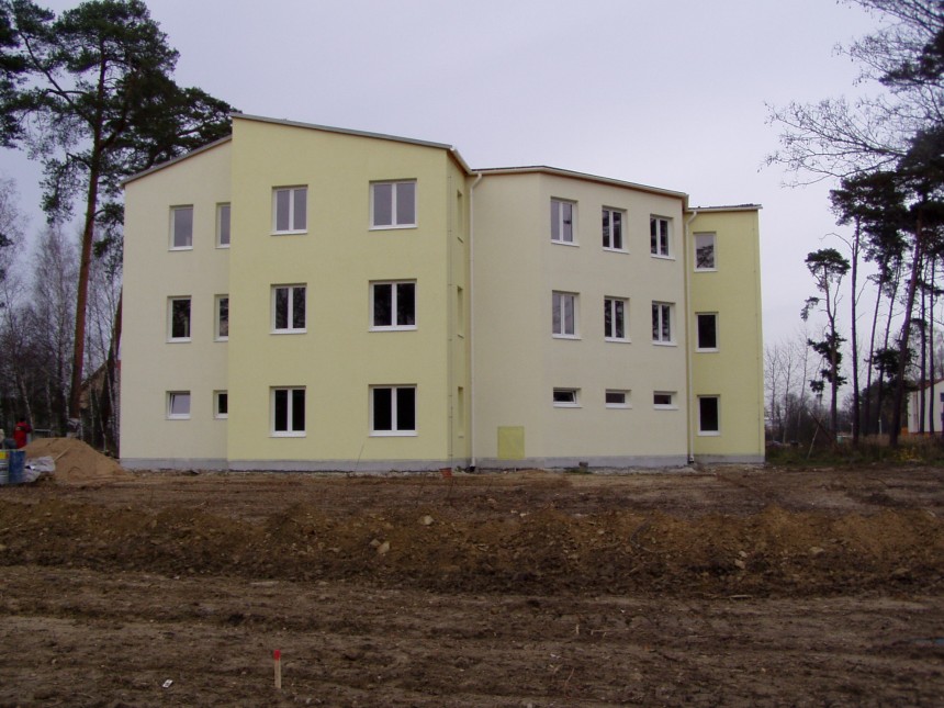 Výstavba byt. domů Luštěnice